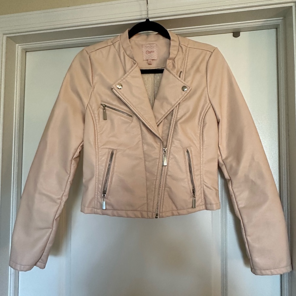 Candie's Light Pink Leather Jacket